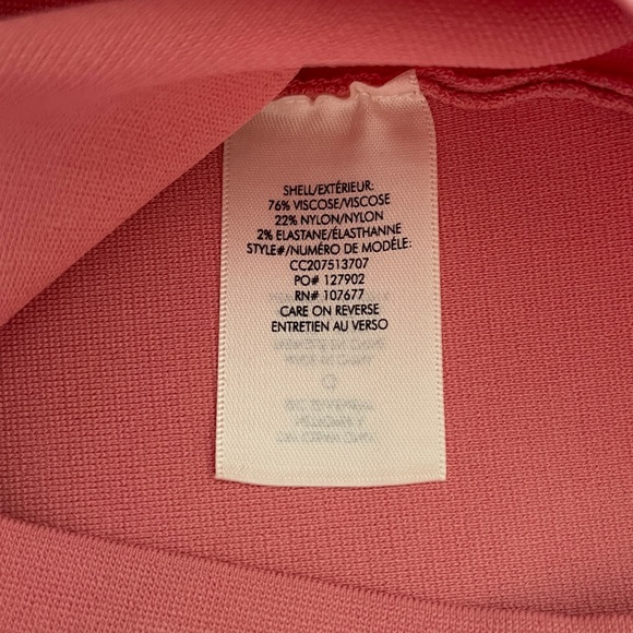 Alice + Olivia Tie Front Pink Crop Top - Picture 8 of 8